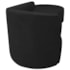 Kit Sofá Curvo França 160cm LD. e 2 Poltronas Luiza Max Conforto, Elegância e Design Moderno Bouclé Preto
