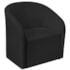 Kit Sofá Curvo França 160cm LD. e 2 Poltronas Luiza Max Conforto, Elegância e Design Moderno Bouclé Preto