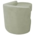 Kit Sofá Curvo França 160cm LD. e 2 Poltronas Luiza Max Conforto, Elegância e Design Moderno Bouclé Verde Oliva