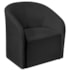 Kit Sofá Curvo França 160cm LD. e 2 Poltronas Luiza Max Conforto, Elegância e Design Moderno Linho Preto