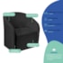 Kit Sofá Curvo França 160cm LD. e 2 Poltronas Luiza Max Conforto, Elegância e Design Moderno Linho Preto