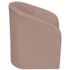 Kit Sofá Curvo França 160cm LD. e 2 Poltronas Luiza Max Conforto, Elegância e Design Moderno Linho Rose