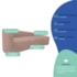 Kit Sofá Curvo França 160cm LD. e 2 Poltronas Luiza Max Conforto, Elegância e Design Moderno Linho Rose