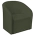Kit Sofá Curvo França 160cm LD. e 2 Poltronas Luiza Max Conforto, Elegância e Design Moderno Linho Verde