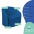 Kit Sofá Curvo França 160cm LD. e Poltrona Luiza Max Conforto, Elegância e Design Moderno Linho Azul Royal