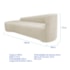 Kit Sofá Curvo França 180cm L.E e 2 Poltronas Luiza Max Conforto, Elegância e Design Moderno Bouclé Bege