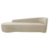 Kit Sofá Curvo França 180cm L.E e 2 Poltronas Luiza Max Conforto, Elegância e Design Moderno Linho Cinza Claro