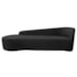 Kit Sofá Curvo França 180cm L.E e 2 Poltronas Luiza Max Conforto, Elegância e Design Moderno Linho Preto
