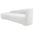 Kit Sofá Curvo França 180cm L.E e Poltrona Luiza Max Conforto, Elegância e Design Moderno Bouclé Branco