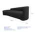 Kit Sofá Curvo França 250cm L.E e 2 Poltronas Luiza Max Conforto, Elegância e Design Moderno Linho Preto