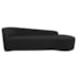 Kit Sofá Curvo França 250cm LD. e 2 Poltronas Luiza Max Conforto, Elegância e Design Moderno Bouclé Preto
