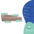 Kit Sofá Curvo França 250cm LD. e 2 Poltronas Luiza Max Conforto, Elegância e Design Moderno Linho Rose