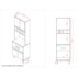 Kit Zínia Com Paneleiro 9 Portas 4 Gavetas Cozinha MB1 180cm Savana\Off White Puxador Cobre