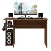 Mesa de Escritório YorK Q01 Ébano Rústico - Amarena Móveis Mesa de Escritório YorK Q01 Ébano Rústico - Amarena Móveis