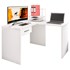 Mesa Escrivaninha Parati L01 com Extensor e 1 Gaveta Branco - Amarena Móveis