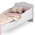 Mini Cama Juvenil Brilhar Q01 Branco/Rosa - Amarena Móveis