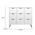 Nicho Organizador c/ 9 Gavetas Vintage Haia Q01 Branco/Branco - Amarena Móveis
