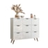 Nicho Organizador c/ 9 Gavetas Vintage Haia Q01 Branco/Branco - Amarena Móveis