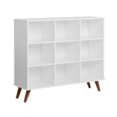 Nicho Organizador  sem Gavetas Vintage Haia Q01 Branco - Amarena Móveis