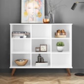 Nicho Organizador  sem Gavetas Vintage Haia Q01 Branco - Amarena Móveis