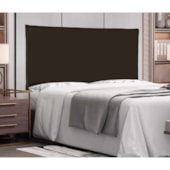 Painel Cama Casal Nápoles SPZ 160cm Suede Marrom
