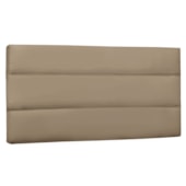 Painel Cama Casal Nubia SPZ 140cm Suede Bege