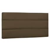 Painel Cama Casal Nubia SPZ 140cm Suede Caramelo