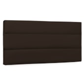 Painel Cama Casal Nubia SPZ 140cm Suede Marrom