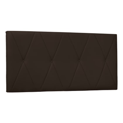 Painel Cama Casal Serena SPZ 140cm Suede Marrom
