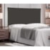 Painel Cama King Nápoles SPZ 195cm Suede Cinza