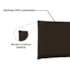 Painel Cama King Nápoles SPZ 195cm Suede Marrom