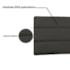 Painel Cama King Nubia SPZ 195cm Suede Cinza