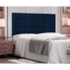 Painel Cama King Pôlonia SPZ 195cm Suede Azul Marinho