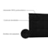 Painel Cama King Pôlonia SPZ 195cm Suede Preto