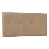 Painel Cama King Serena SPZ 195cm Suede Bege