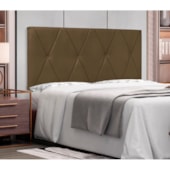Painel Cama King Serena SPZ 195cm Suede Caramelo