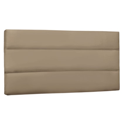 Painel Cama Solteiro Nubia SPZ 90cm Suede Bege