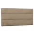 Painel Cama Solteiro Nubia SPZ 90cm Suede Bege