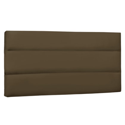 Painel Cama Solteiro Nubia SPZ 90cm Suede Caramelo