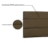 Painel Cama Solteiro Nubia SPZ 90cm Suede Caramelo