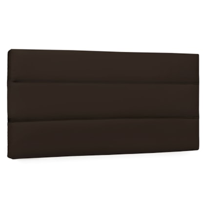 Painel Cama Solteiro Nubia SPZ 90cm Suede Marrom