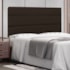 Painel Cama Solteiro Nubia SPZ 90cm Suede Marrom