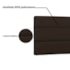 Painel Cama Solteiro Nubia SPZ 90cm Suede Marrom