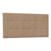 Painel Cama Solteiro Pôlonia SPZ 90cm Suede Bege