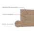 Painel Cama Solteiro Pôlonia SPZ 90cm Suede Bege