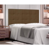 Painel Cama Solteiro Pôlonia SPZ 90cm Suede Caramelo