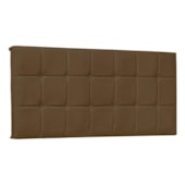 Painel Cama Solteiro Pôlonia SPZ 90cm Suede Caramelo
