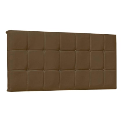 Painel Cama Solteiro Pôlonia SPZ 90cm Suede Caramelo