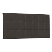 Painel Cama Solteiro Pôlonia SPZ 90cm Suede Cinza