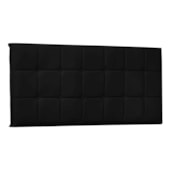 Painel Cama Solteiro Pôlonia SPZ 90cm Suede Preto